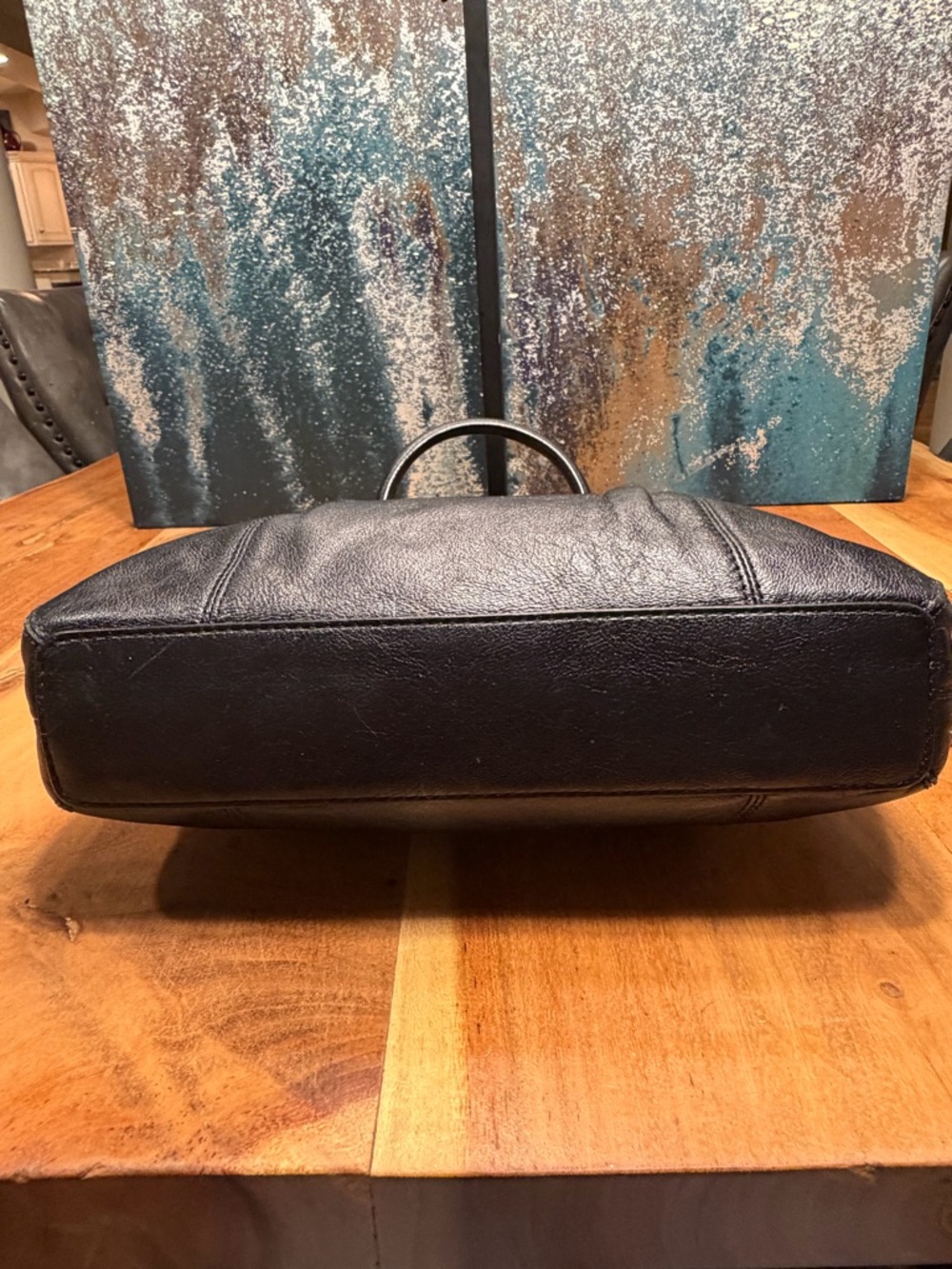 Coach Classic 2012 Black Leather Madison Sophia Satchel Gold (VGUC) - Picture 11 of 16